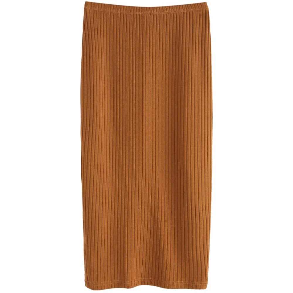 SHEIN PLAIN STRETCHY RIBBED SKIRT | Size Medium